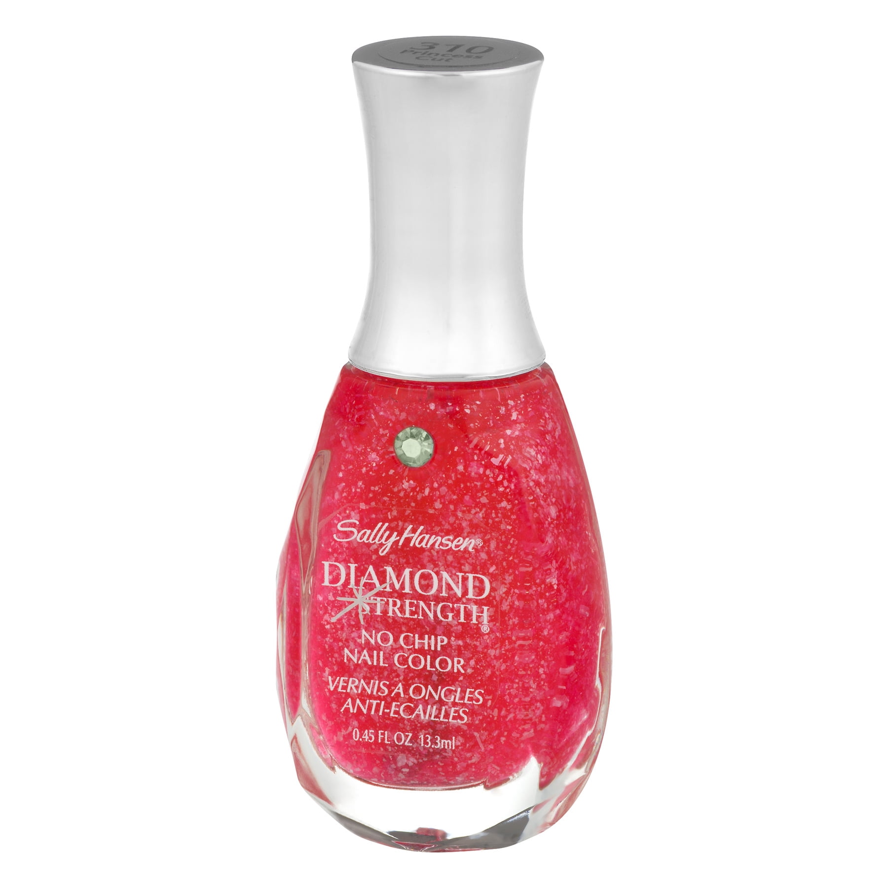 Sally Hansen Diamond Strength No Chip Nail Color, 0.45 fl oz, No Chipping, Nail Polish, Color Nail Polish, At Home Nail Polish, No Breaking, Infused with Micro-Diamonds