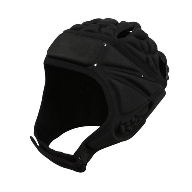 Protector de cabeza de sombrero de fútbol de esponja colchado protector elástico suave transpirable Medio kusrkot casco de rugbi