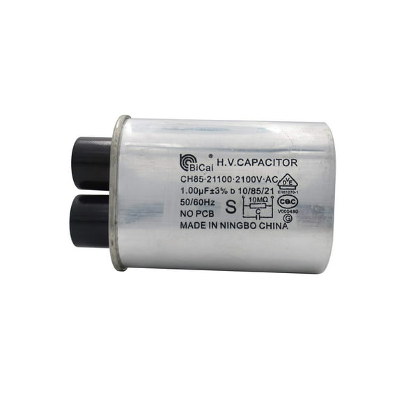 CQC&VDE Certification Condensateur Micro-Ondes Haute Tension Universel ch85 2100V AC H.V. Capacitor 10/85/21 50/60Hz NO PCB VDE EN61270-1 (21100 1.00uf)