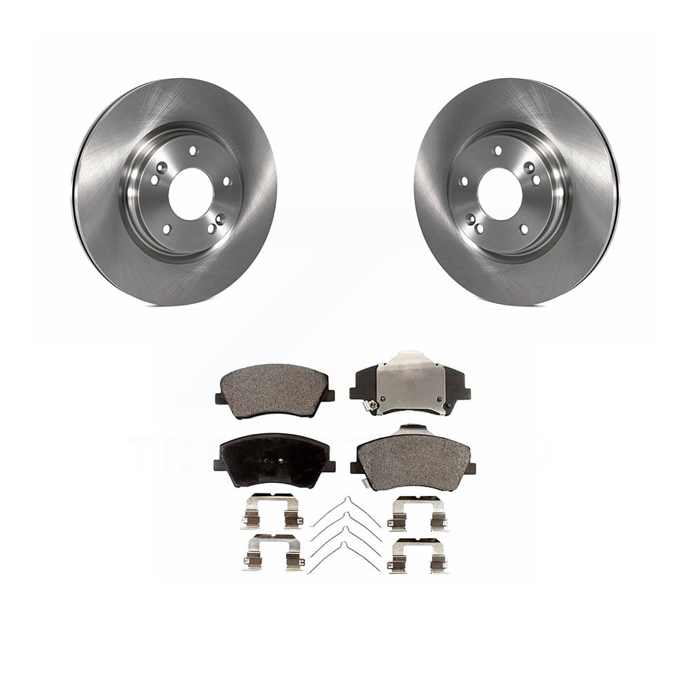 Front Disc Brake Rotors And SemiMetallic Pads Kit For 2017 20192020