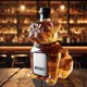 thumbnail image 1 of Botella de Whisky con Forma de Perro, Decantador de Cristal de Borosilicato Transparente de Alta Calidad | Diseño Moderno | Realza La Presentación de Tus Vinos | Capacidad de 300 Ml | Ideal para Rega, 1 of 7