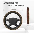 thumbnail image 5 of Elastic Steering Wheel Cover, bell Pepper colors Stretch Thickening Car Steering Wheel Cover Women Men, Steering Wheel Protector Universal 15 in, 5 of 7