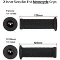 thumbnail image 2 of 7/8" Motorcycle Hand Grips Bar End Gap Nonslip Handlebar Thruster Grip Universal, 2 of 9