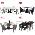thumbnail image 4 of Luxury Dining Table And Chairs Customize Tabletop Kitchen Furniture 24 Dining Table Sets Minimalist Dining Table With 6 Seats My Lux Decor Round, 4 of 31