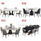 thumbnail image 4 of Luxury Dining Table And Chairs Customize Tabletop Kitchen Furniture 24 Dining Table Sets Minimalist Dining Table With 6 Seats My Lux Decor Round, 4 of 31