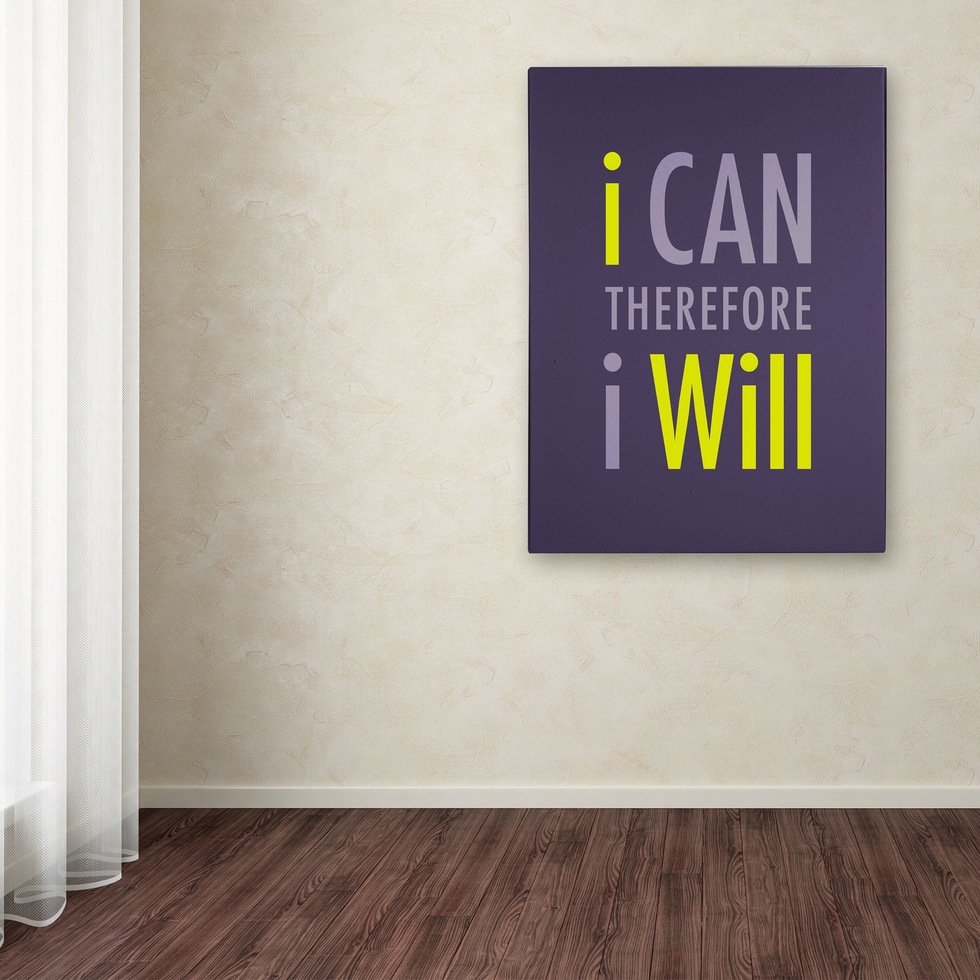 Trademark Fine Art "I Will I" Canvas Art by Megan Romo