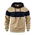 thumbnail image 4 of Ceisia Men Slim Fit Fashion Solid Color Long Sleeve Stand Collar Gift Zipper Casual Daily Party Wear Shirt Top, 4 of 9