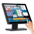thumbnail image 1 of Syson POS 17" Touch Screen POS Capacitive LED Multi-Touch Touch Screen, True Flat Seamless Monitor for Restaurant Kiosk Retail, 1 of 7