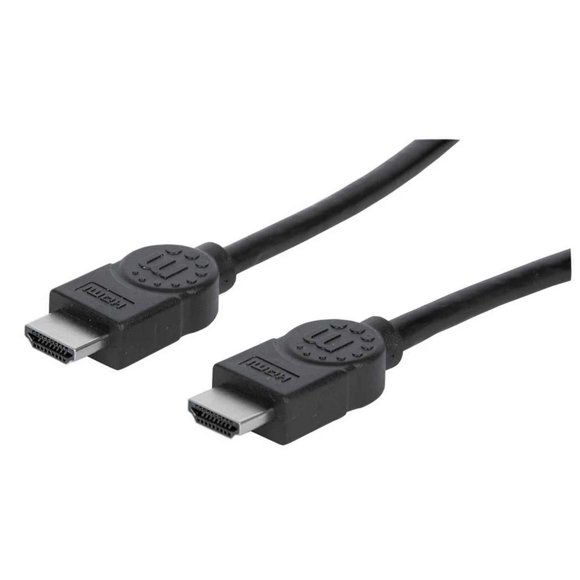 Cable Video HDMI 2m Manhattan 323215 Alta Velocidad Ethernet 30Hz Negro