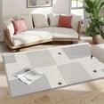 thumbnail image 4 of 3'x5' office mat for carpet runway carpet floral area rug octagon area rug play area rug, 4 of 10