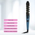 thumbnail image 6 of COFEST Cordless Automatic Curling Iron,Ceramic Auto Hair Curler,Rechargeable Curling Iron Wand,Detangle & Scald-Free,Fast Heating For Hair Styling,Blue,, 6 of 9