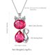 thumbnail image 3 of Juwaliy Collar de Piedra Natal de Julio con Colgantes de Gato, Collares de Rubí Rojo, Joyería de Plata de Ley 925, Joyería para Mujer, Hija, Esposa, Madre, Regalo de Cumpleaños de Navidad, 3 of 7