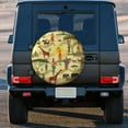 thumbnail image 3 of Kdxio African for Tire Cover Wheel Protectors Tyre Covers Weatherproof Wheel Covers Universal Fit for Trailer Rv SUV Truck Camper Travel Trailers 16 inch, 3 of 8