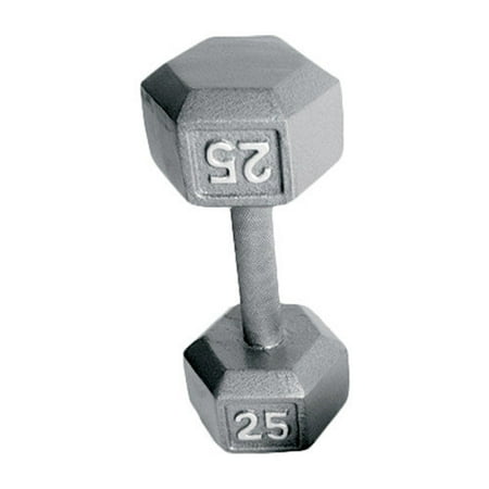 Cap Barbell Grey Solid Hex Dumbbell