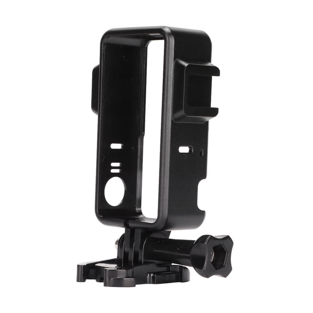 Para DJI Action 2 Kit de marco Kit de jaula de marco protector de cámara de plástico con 2 puertos de zapata fría