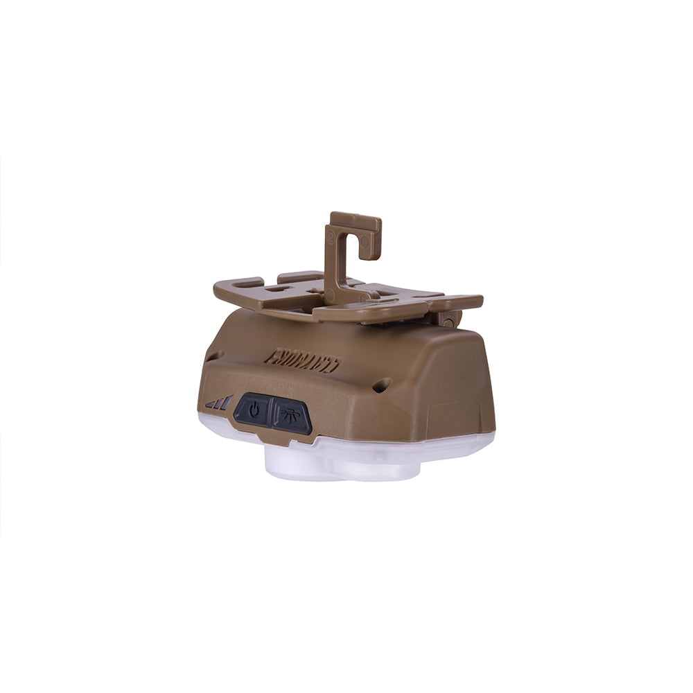 Claymore Heady+ (Tan) - Rechargeable LED Headlamp Flashlight, Lightweight for Camping, Running, Hiking, Emergency & Industrial Use. Waterproof, USB-C Charging, Up to 70 Hours Battery Life.