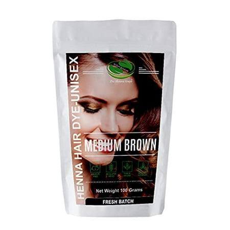 MEDIUM BROWN Henna Hair & Beard Color / Dye - 1 Pack - The Henna Guys