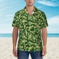 thumbnail image 2 of Honeii Crayfish Army Print Men’s Hawaiian Shirt,Classic Button-Down Short Sleeve Shirt, for Beach, Vacation, and Outdoor Activities,XX-Large, 2 of 7