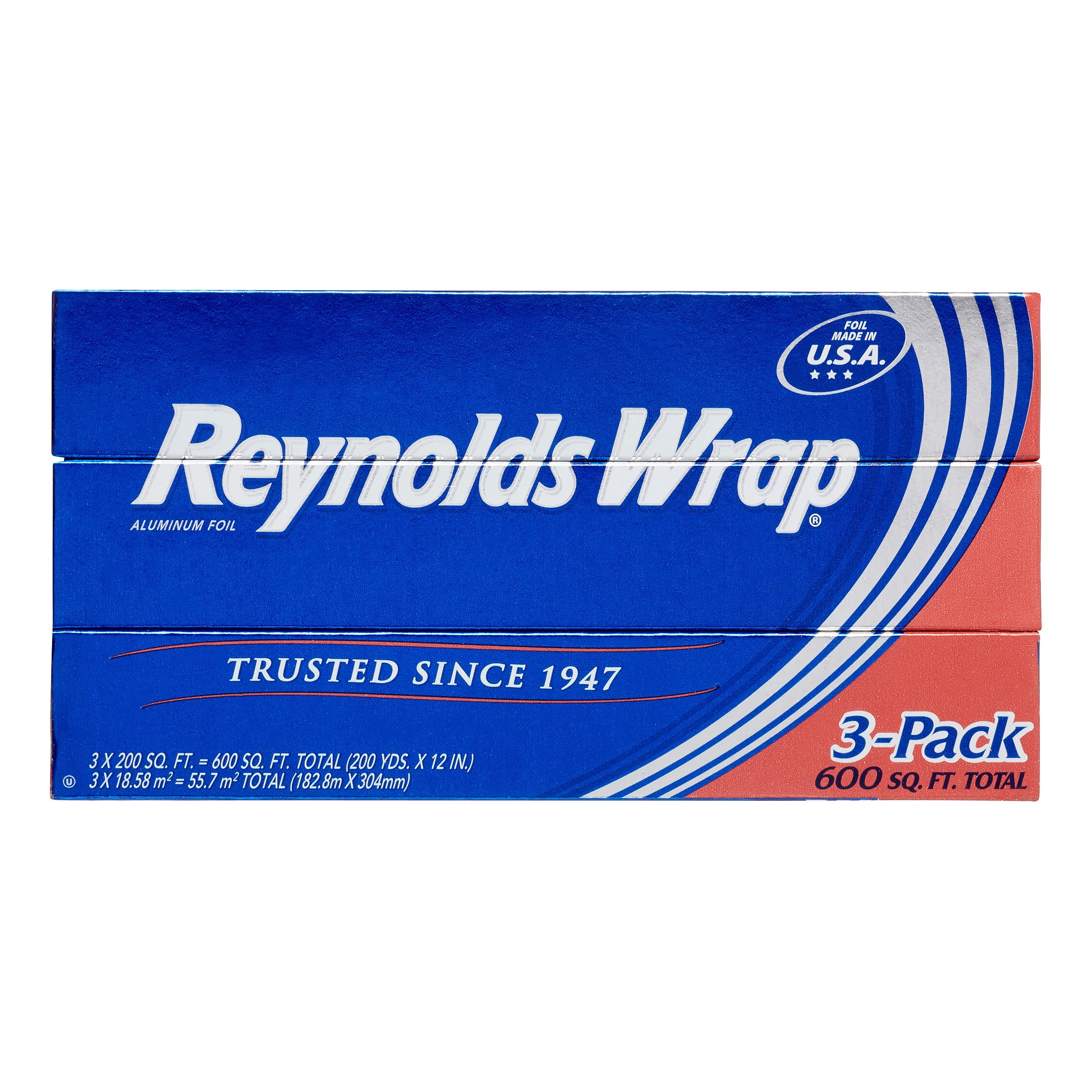 Reynolds Wrap Standard Aluminum Foil, 12", 200 Sq Ft, 3 Ct