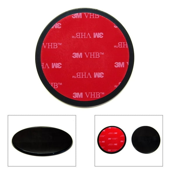 Ramtech Disque de Montage Adhésif 65mm pour Tableau de Bord 3M pour Support à Ventouse GPS, Compatible avec Tomtom via 1400 1405 1430 1435 TM 1435 m 1505 1505 m 1505 WTE 1535 TM 1535 Live GPS, DMD65