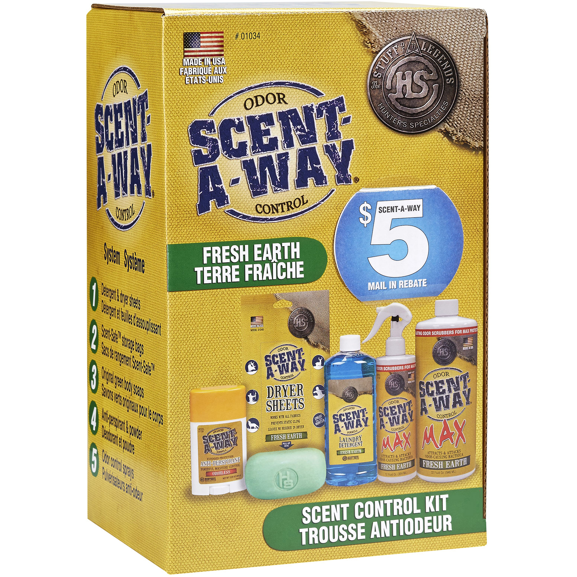 ScentAWay MAX Fresh Earth Scent Control Kit by Hunter's Specialties