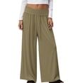 thumbnail image 3 of IMENGL Women's Wide Leg Pants Soft Yoga Sweat Comfy High Waisted Pajama with Pockets Trousers Loose Casual Cropped Pant for Womens,M-XXXXXXL, 3 of 5