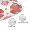 thumbnail image 3 of Balery Sloth with Donuts1 Funda de Cojín Estampada, Regalos para Mujeres, Regalos de Amor para Ella, Regalos para Novia o Esposa, Funda de Almohada-20"x30", 3 of 6