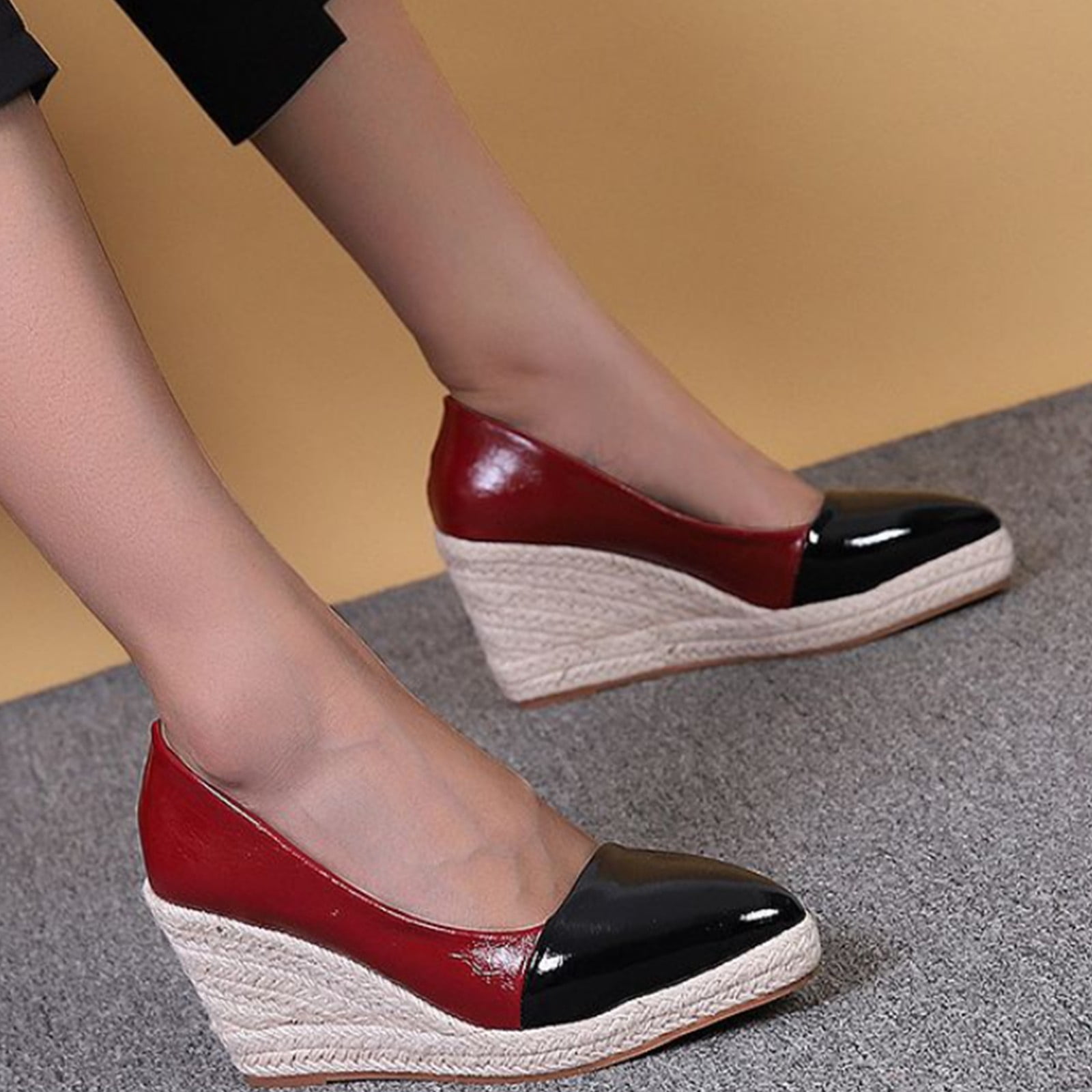 XIAQUJ Sandals Wedge Heel Women Wedges Platform Womens for Ladies and ...