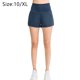 thumbnail image 2 of Pantalones cortos para correr para mujer, para entrenamiento, atletismo, gimnasio, yoga, con bolsillos para teléfono, azul, 10/XL,:;:;, 2 of 7