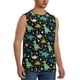 thumbnail image 2 of Fotbe Dinosaur Men's Camiseta sin Mangas Estampada para Hombres, Playera Casual para Gimnasio, Entrenamiento, Playa-Large, 2 of 7