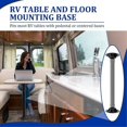 thumbnail image 4 of 2 Pack Base de Table RV, Bride de Base de Table RV, Montage de Base de Pied de Table, Montage au Sol de Table, 4 of 5
