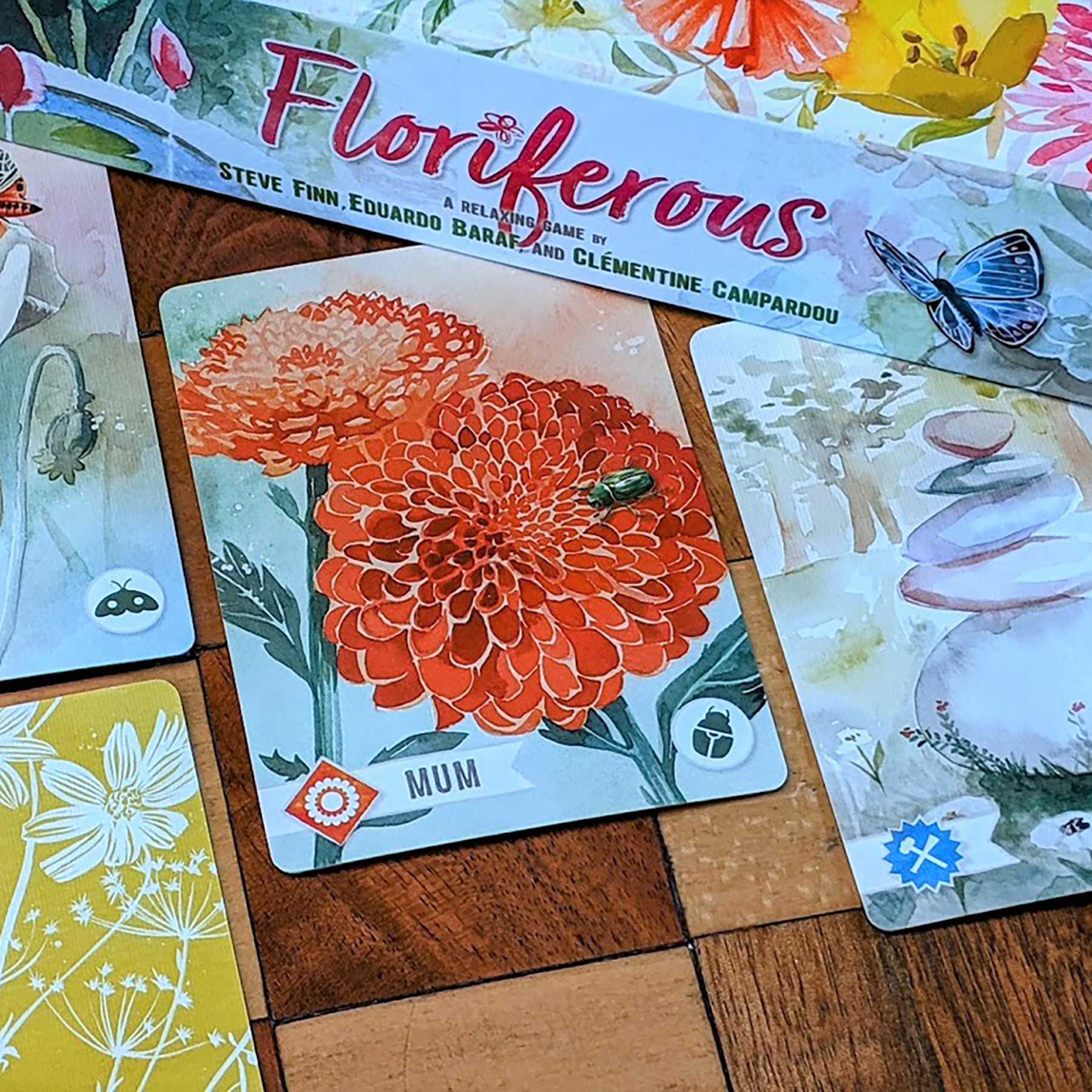 &nbsp;Floriferous - Relaxing Nature Card Game, 1-4 Players, 20 Min Game Play