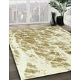 thumbnail image 2 of Ahgly Company Indoor Round Abstract Copper Green Abstract Area Rugs, 3' Round, 2 of 6