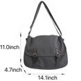 thumbnail image 7 of LinYooLi Canvas Messenger Bag for Men Women Y2k Vintage Crossbody Travel Satchel Shoulder Bag Hobo Grunge Hippie Laptop Bag, 7 of 7