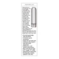thumbnail image 2 of Adam  Eve Rechargeable Metal Bullet Vibrator Silver, 2 of 4