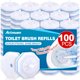 thumbnail image 1 of Recambios desechables para cepillo de inodoro Actmuen, 100 piezas, 1 of 7