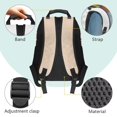 thumbnail image 4 of Aplkyhs Capybara Flower School Backpack for Age 6-18 Large Capacity Ergonomic Padded Adjustable Straps School Bag for Boys Girls K-12 Students Back to School Gift Daily Use, 4 of 7