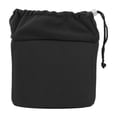 thumbnail image 1 of Bolsa acolchada impermeable y a prueba de golpes para insertar lentes de cámara DSLR con cordón (negra), 1 of 10
