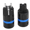 thumbnail image 1 of Adaptador de Alimentació de Audio, Conector de Alimentació de audio Duradero Hifi Cobre Puro para Alambre de Audio de 10 mm-20 mm Para Electrodomésticos de audio, 1 of 7