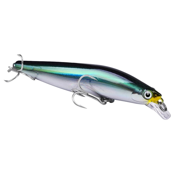 AURORA TRADE 10.5cm/19g Fishing Lure Realistic 3D Simulation Fisheyes Sharp Hook Bright Color Long Throw Angling Universal Minnow Sinking Hard Bait Trolling Wobblers for Outdoor