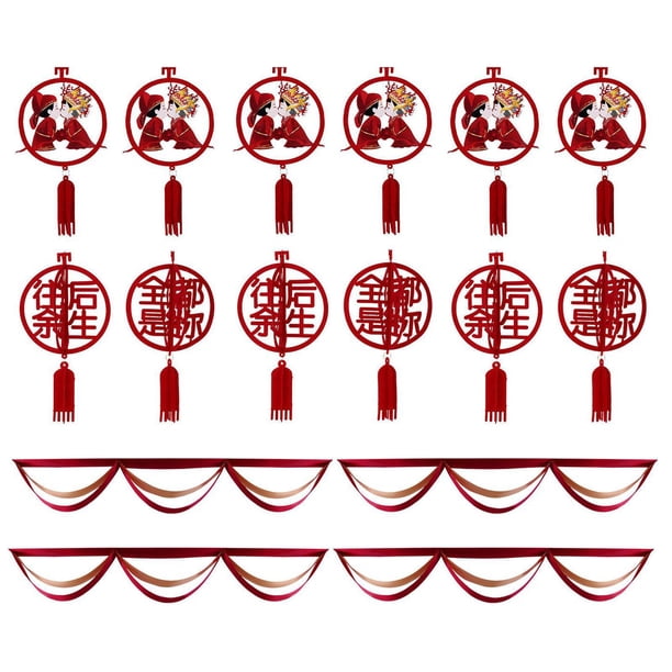 Decoraciones de boda Colgantes para novios y novias como recuerdo de fiesta de compromiso Wanghouyusheng
