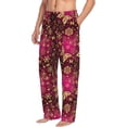 thumbnail image 6 of Sikiie Golden Snowflakes And And Butterflies Pajama Pants Men, PJ Bottoms, Sleep & Lounge Pants-Medium, 6 of 6