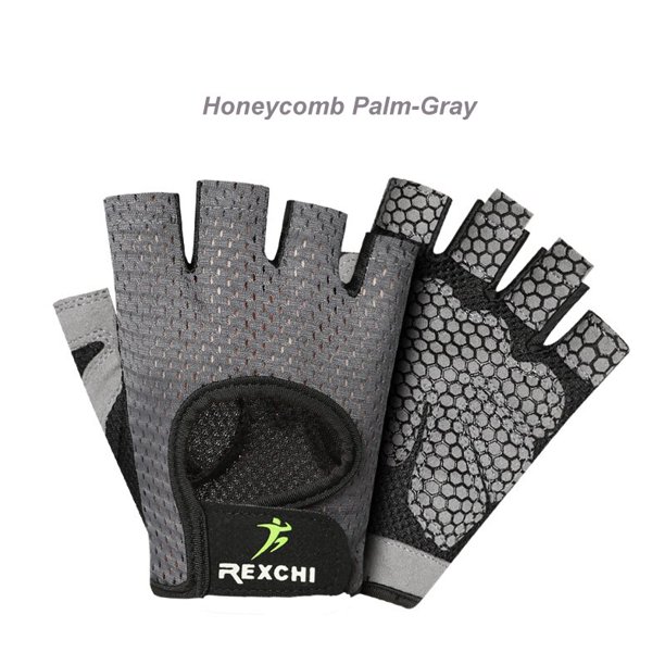 REXCHI-guantes de ciclismo para hombre y mujer, manoplas de medio dedo para Fitness, deportes al aire libre, levantamiento de pesas, Yoga, transpirables, usable Fivean Guantes deportivos