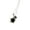 Black, variant on Stylish Four Symbol Necklace Stainless Steel Collarbone Chain Jewelry with Charm Handmade Gift Option