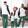 thumbnail image 5 of URMAGIC Matching Christmas Family Pajamas Sets Xmas PJ's Letter Print Top and Plaid Pants Jammies Sleepwear Cotton Long Sleeve Pjs, 5 of 5