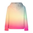 thumbnail image 6 of Ruyang Oversized Preppy Hoodies for Girls Gradient Color Hooded Sweatshirt School Trendy Tie Dye Sweaters with Pocket, 6 of 7