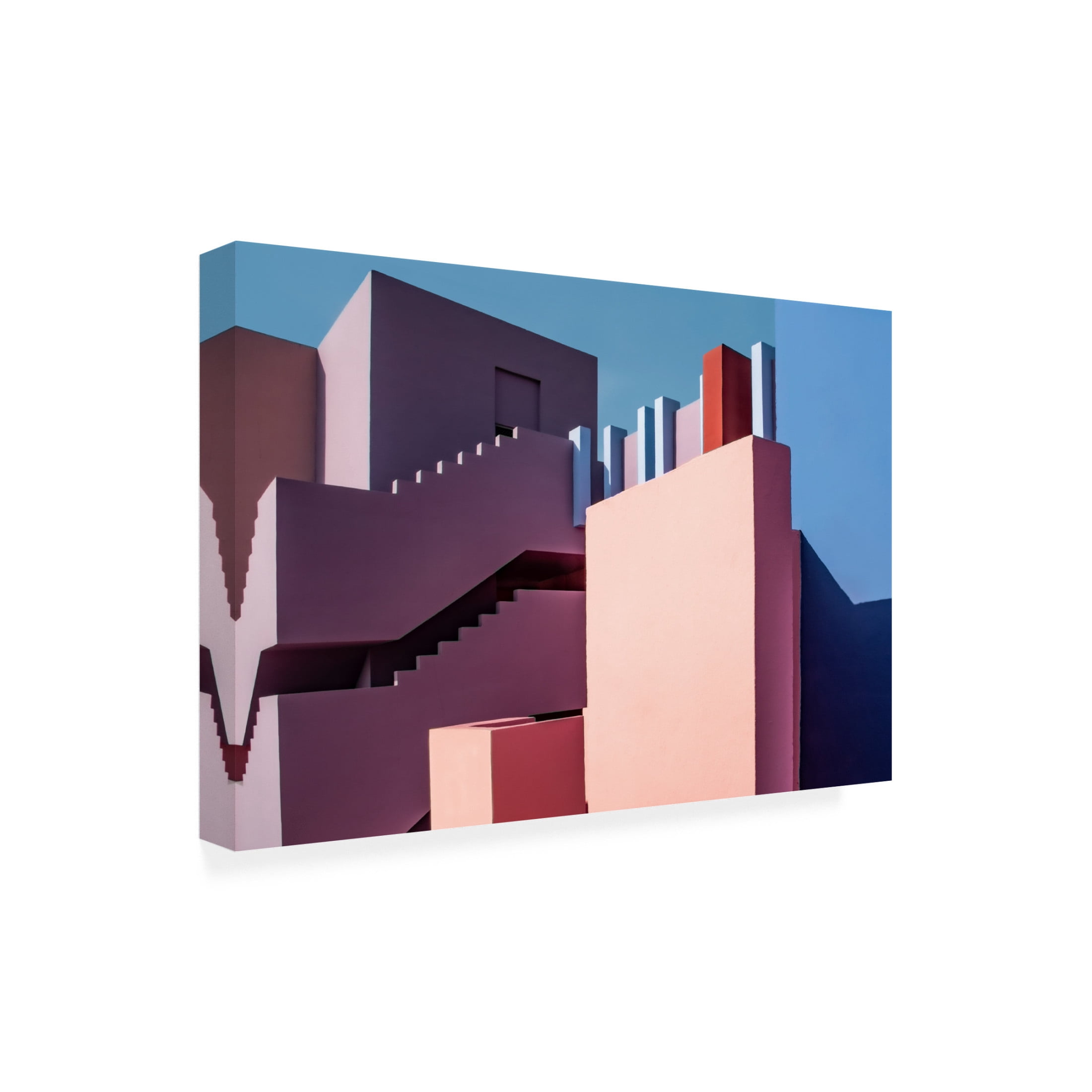 Trademark Fine Art Linda Wride Muralla Roja 9 Canvas Wall Art