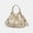 White, variant on Woven Leather Bucket Bags for Women, Drawstring Crossbody Hobo Purses and Shoulder Handbag