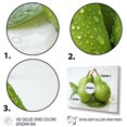 thumbnail image 3 of Designart "Fruit Pear Green Painting I" Food & Beverage Floater Framed Wall Decor, 3 of 7