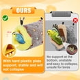thumbnail image 2 of Nido para Pájaros MEWTOGO Invierno Cálido para Jaula de Pájaros Pequeños Gris, 2 of 7